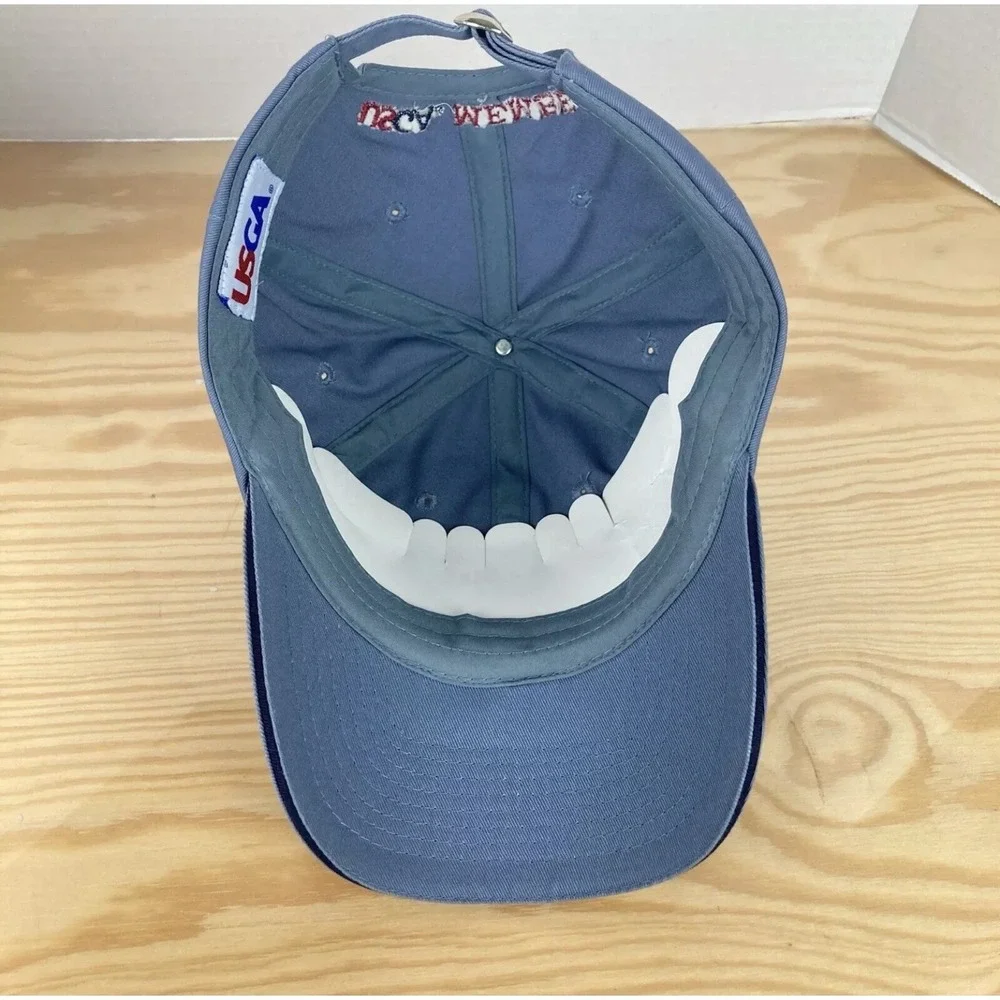 Pebble Beach 2010 U.S. Open Strapback Hat Blue Golf Cap Tree Logo USGA Member